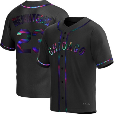 Youth Andrew Benintendi Chicago White Sox Replica Black Holographic Alternate Jersey