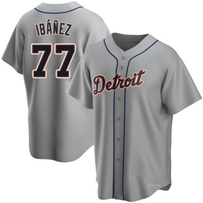 Youth Andy Ibanez Detroit Tigers Replica Gray Road Jersey