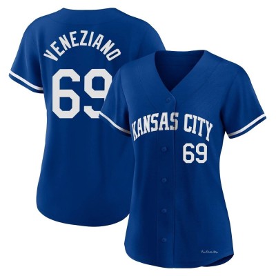 Youth Anthony Veneziano Kansas City Royals Replica Royal 2022 Alternate Jersey
