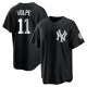 Youth Anthony Volpe New York Yankees Replica Black/White Jersey