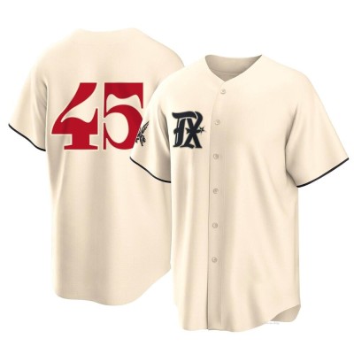 Youth Aroldis Chapman Texas Rangers Replica Cream 2023 City Connect Jersey