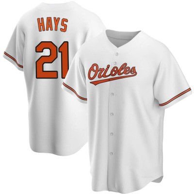 Youth Austin Hays Baltimore Orioles Replica White Home Jersey