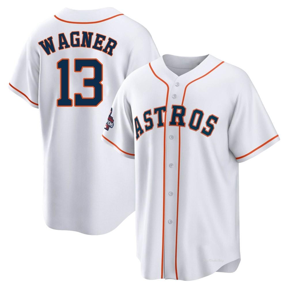 Youth Billy Wagner Houston Astros Replica White 2022 World Series Champions Home Jersey