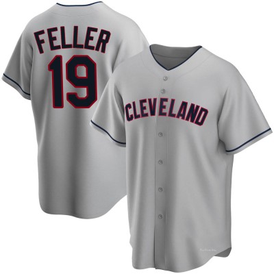Youth Bob Feller Cleveland Guardians Replica Gray Road Jersey