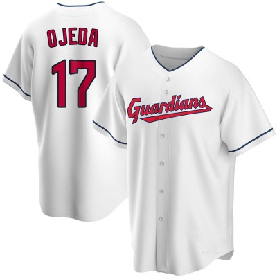 Youth Bob Ojeda Cleveland Guardians Replica White Home Jersey