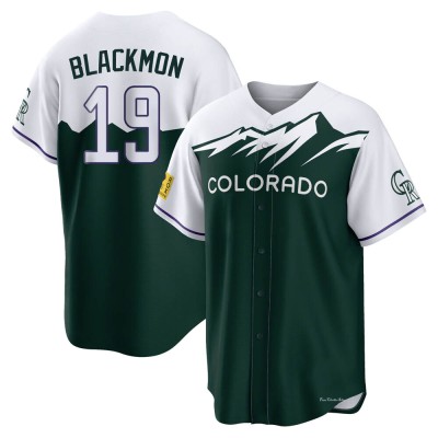 Youth Charlie Blackmon Colorado Rockies Replica Green 2022 City Connect Jersey