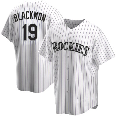 Youth Charlie Blackmon Colorado Rockies Replica White Home Jersey