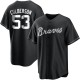 Youth Charlie Culberson Atlanta Braves Replica Black/White Jersey