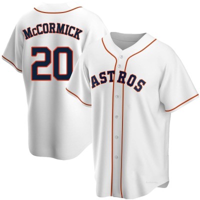 Youth Chas McCormick Houston Astros Replica White Home Jersey