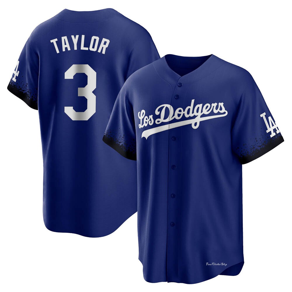 Youth Chris Taylor Los Angeles Dodgers Replica Royal 2021 City Connect Jersey