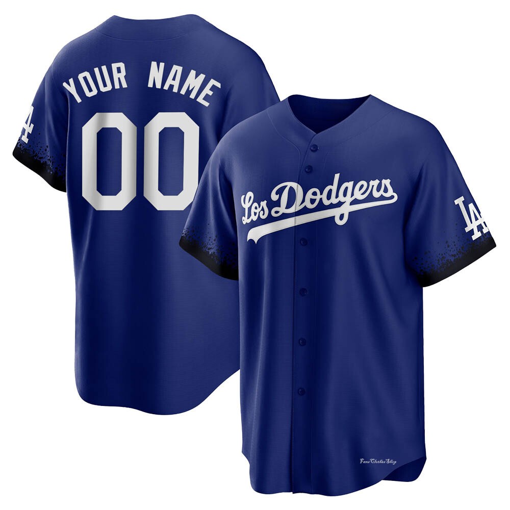 Youth Custom Los Angeles Dodgers Replica Royal 2021 City Connect Jersey