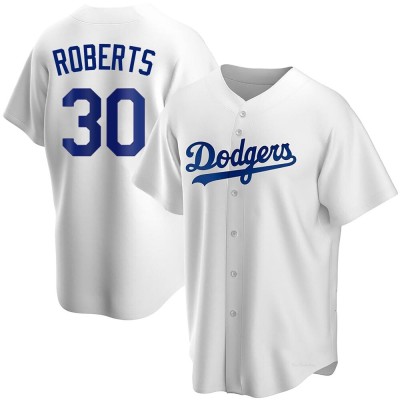 Youth Dave Roberts Los Angeles Dodgers Replica White Home Jersey