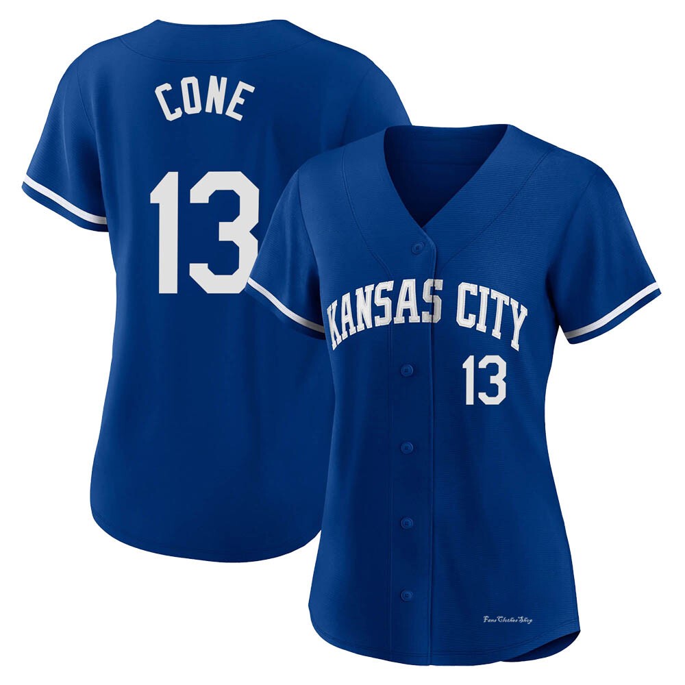 Youth David Cone Kansas City Royals Replica Royal 2022 Alternate Jersey