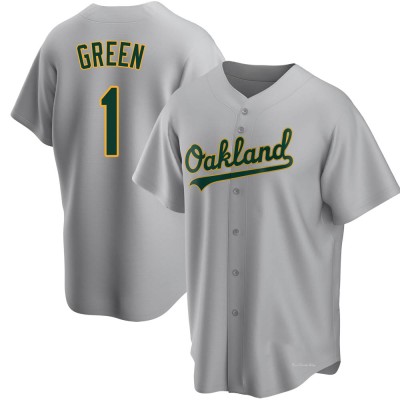 Youth Dick Green Oakland Athletics Replica Gray Road Jersey