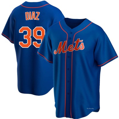 Youth Edwin Diaz New York Mets Replica Royal Alternate Jersey