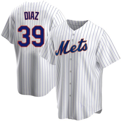 Youth Edwin Diaz New York Mets Replica White Home Jersey