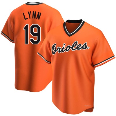 Youth Fred Lynn Baltimore Orioles Replica Orange Alternate Cooperstown Collection Jersey