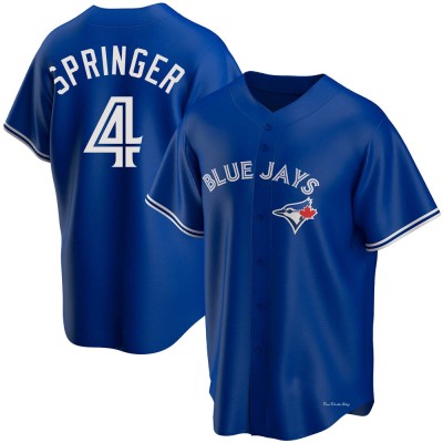 Youth George Springer Toronto Blue Jays Replica Royal Alternate Jersey