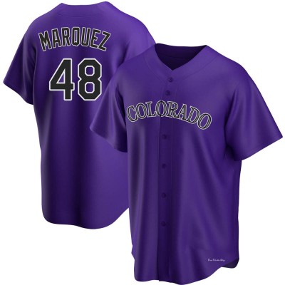 Youth German Marquez Colorado Rockies Replica Purple Alternate Jersey