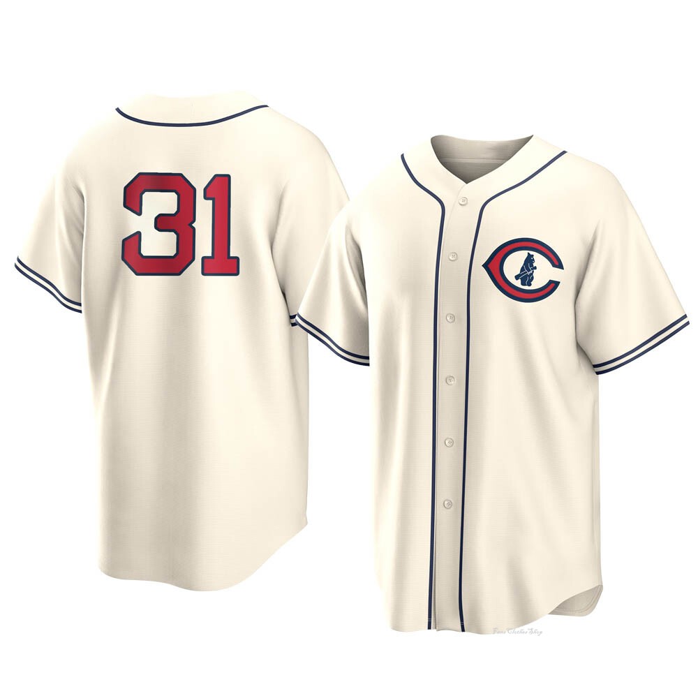 Youth Greg Maddux Chicago Cubs Replica Cream 2022 Field Of Dreams Jersey
