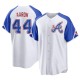 Youth Hank Aaron Atlanta Braves Replica White 2023 City Connect Jersey