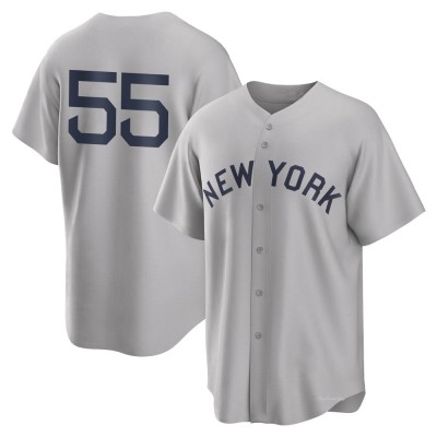 Youth Hideki Matsui New York Yankees Replica Gray 2021 Field of Dreams Jersey