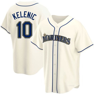 Youth Jarred Kelenic Seattle Mariners Replica Cream Alternate Jersey