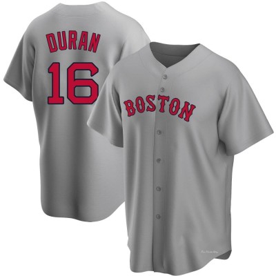 Youth Jarren Duran Boston Red Sox Replica Gray Road Jersey