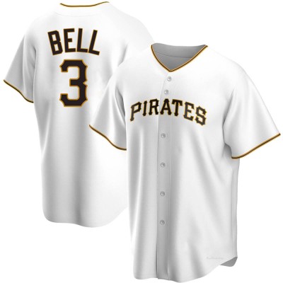 Youth Jay Bell Pittsburgh Pirates Replica White Home Jersey
