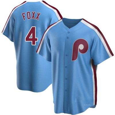 Youth Jimmy Foxx Philadelphia Phillies Replica Light Blue Road Cooperstown Collection Jersey
