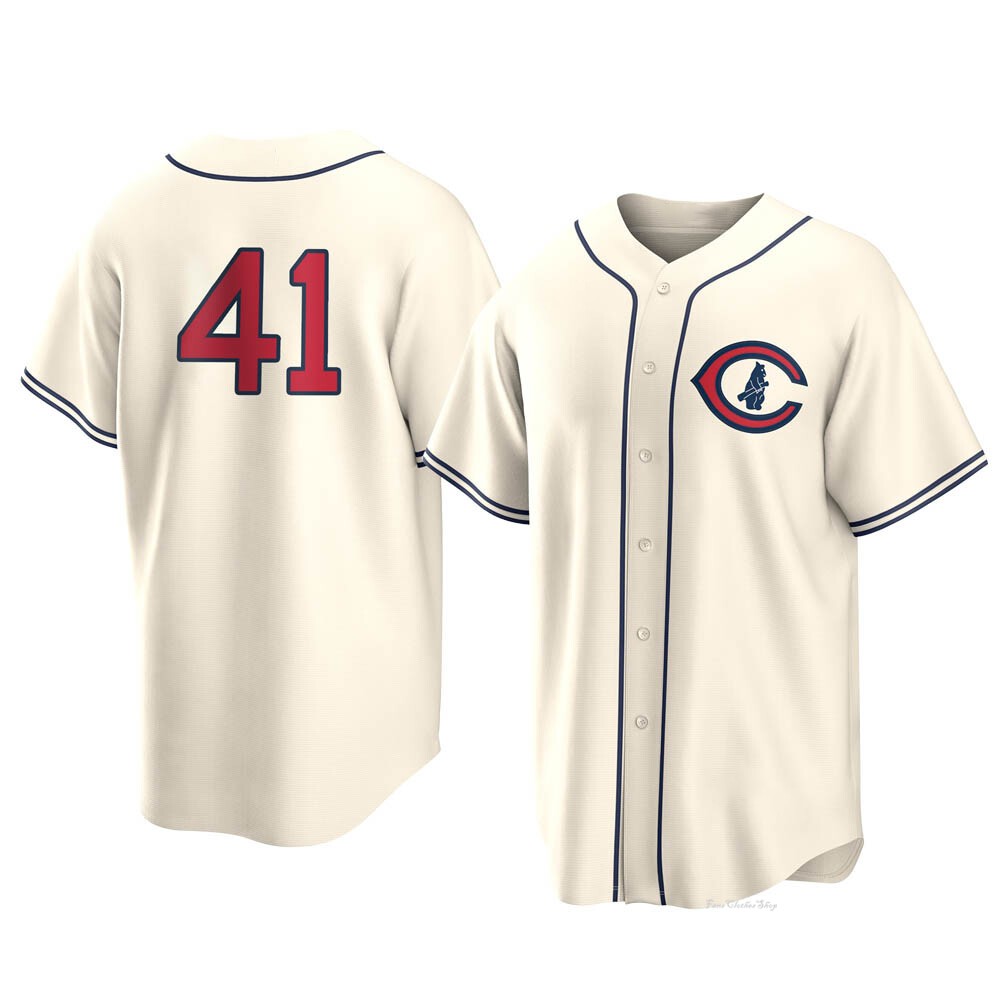 Youth John Lackey Chicago Cubs Replica Cream 2022 Field Of Dreams Jersey