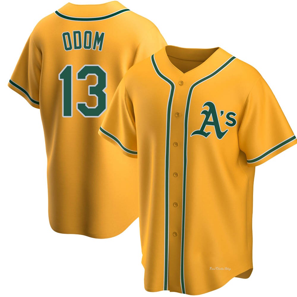Youth John Odom Oakland Athletics Replica Gold Alternate Jersey