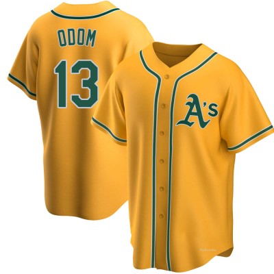 Youth John Odom Oakland Athletics Replica Gold Alternate Jersey