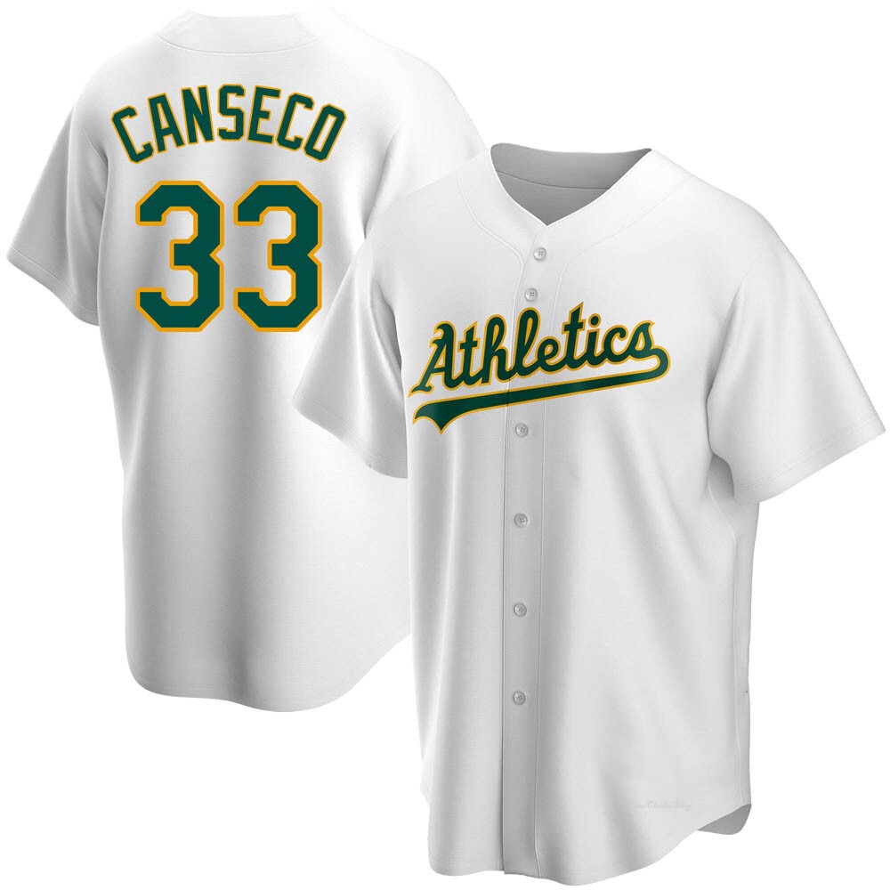 Youth Jose Canseco Oakland Athletics Replica White Home Jersey