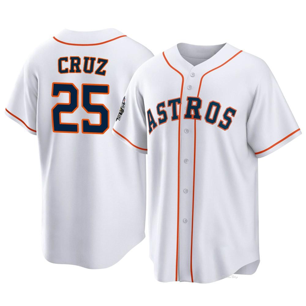 Youth Jose Cruz Jr. Houston Astros Replica White 2022 World Series Home Jersey