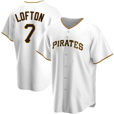 Youth Kenny Lofton Pittsburgh Pirates Replica White Home Jersey