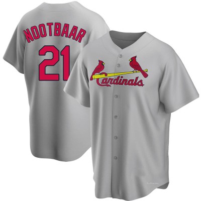 Youth Lars Nootbaar St. Louis Cardinals Replica Gray Road Jersey