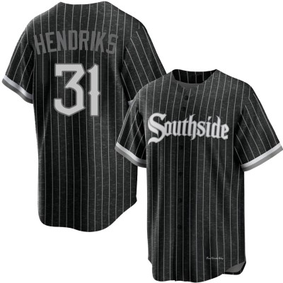 Youth Liam Hendriks Chicago White Sox Replica Black 2021 City Connect Jersey