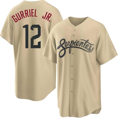 Youth Lourdes Gurriel Jr. Arizona Diamondbacks Replica Gold 2021 City Connect Cool Base Jersey