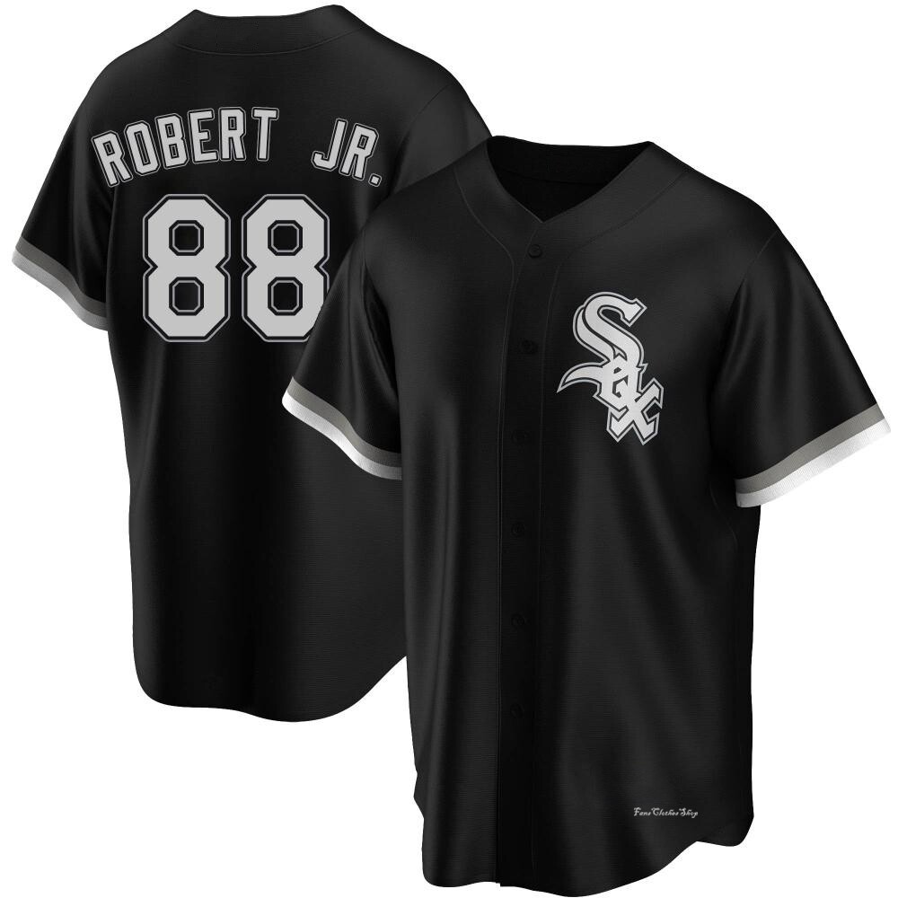 Youth Luis Robert Jr. Chicago White Sox Replica Black Alternate Jersey