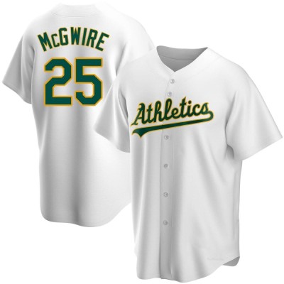 Youth Mark McGwire Oakland Athletics Replica White Home Jersey