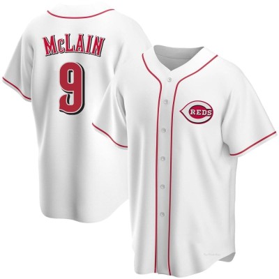 Youth Matt McLain Cincinnati Reds Replica White Home Jersey