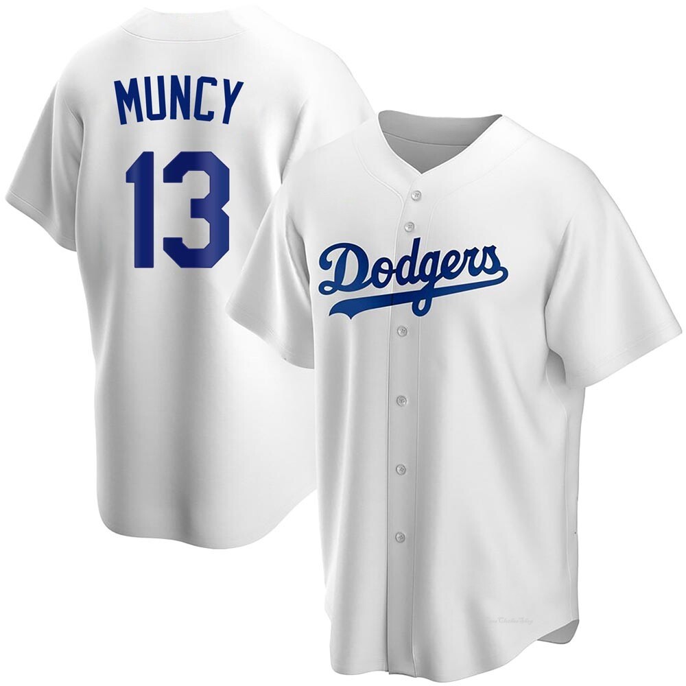 Youth Max Muncy Los Angeles Dodgers Replica White Home Jersey