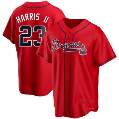 Youth Michael Harris II Atlanta Braves Replica Red Alternate Jersey