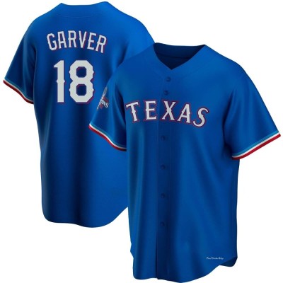 Youth Mitch Garver Texas Rangers Replica Royal Alternate 2023 World Series Champions Jersey