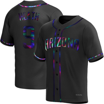 Youth Nick Heath Arizona Diamondbacks Replica Black Holographic Alternate Jersey