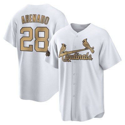Youth Nolan Arenado St. Louis Cardinals Game White Replica 2022 All-Star Jersey