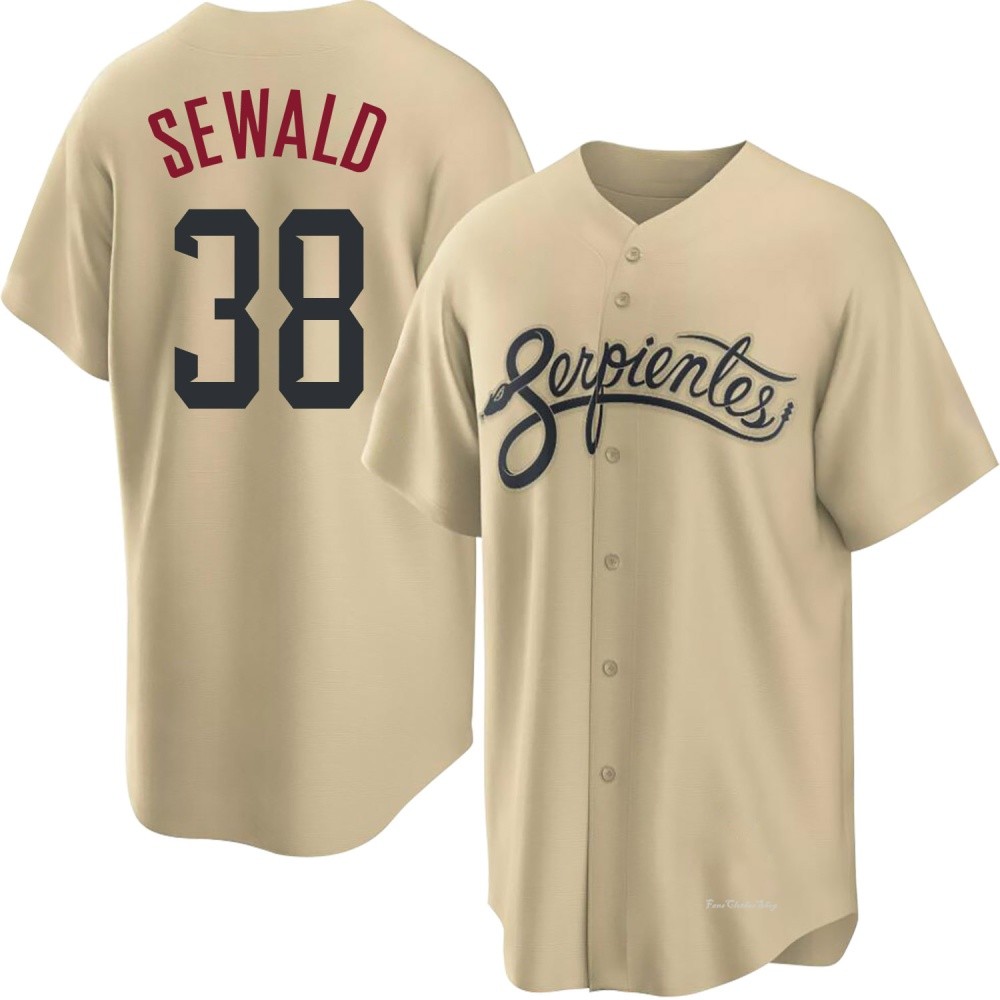 Youth Paul Sewald Arizona Diamondbacks Replica Gold 2021 City Connect Cool Base Jersey