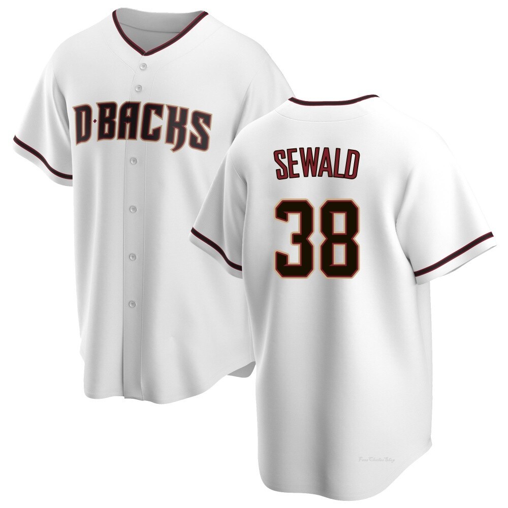 Youth Paul Sewald Arizona Diamondbacks Replica White Home Jersey