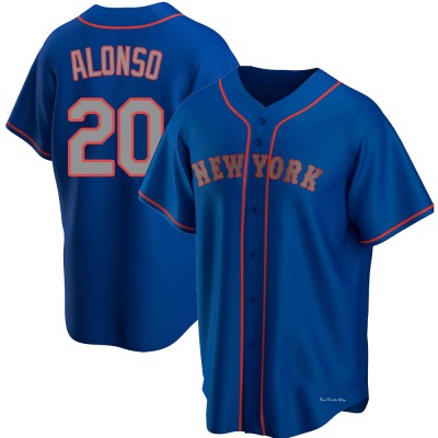 Youth Pete Alonso New York Mets Replica Royal Alternate Road Jersey